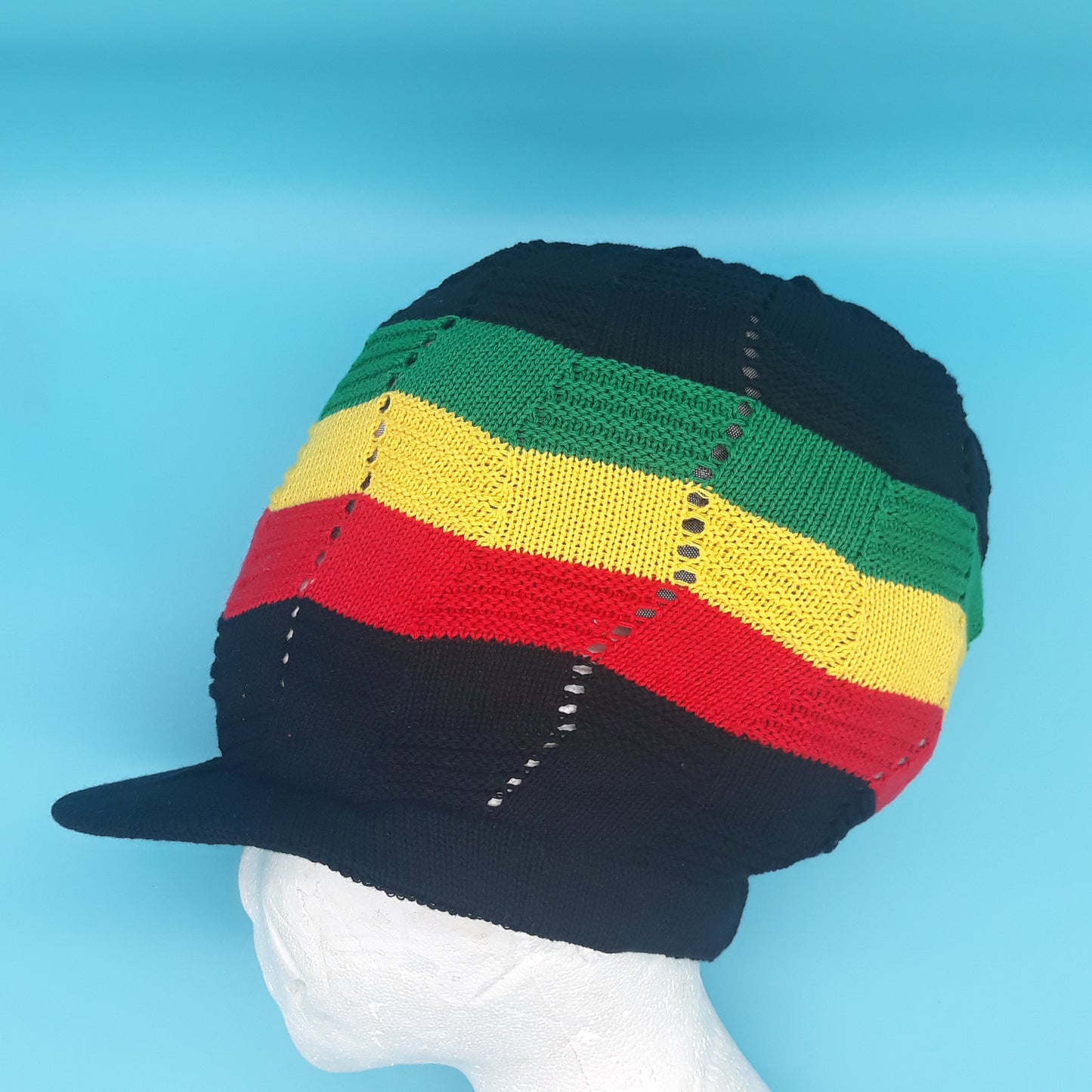 RH057 Large Rastafarian Crowns - Black - Beige - White