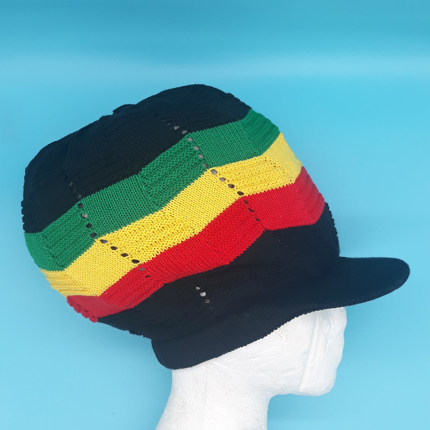 RH057 Large Rastafarian Crowns - Black - Beige - White