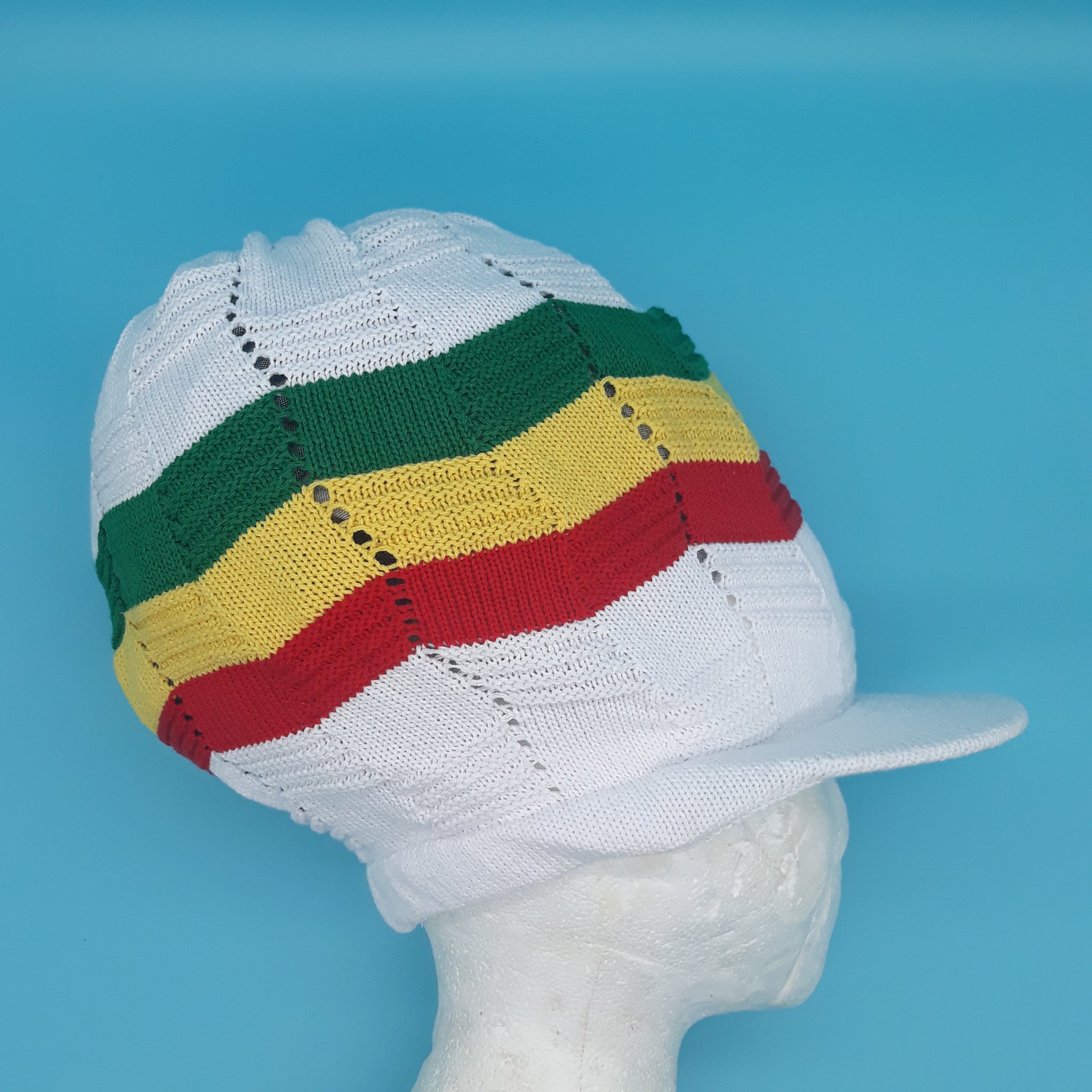 RH057 Medium Rastafarian Crowns - Black - Beige - White