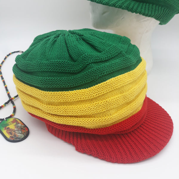 Small Red yellow Green Rasta Hat - RH018-RYG