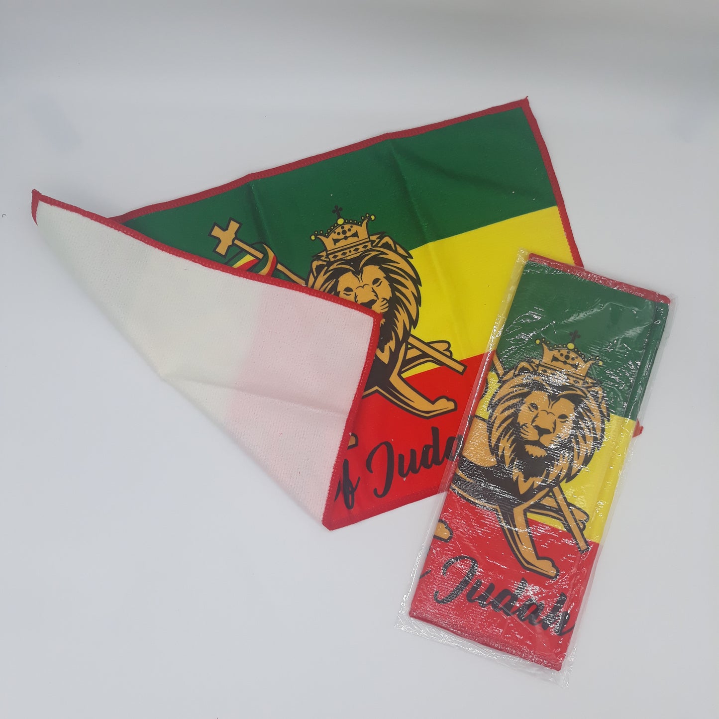 Caribbean island flag hand towel - Carnival -  j'ouvert - Caribbean island Rags - fete rags