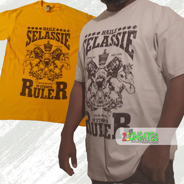 Men's Haile Selassie - Rastafari Ruler - Tee Shirt