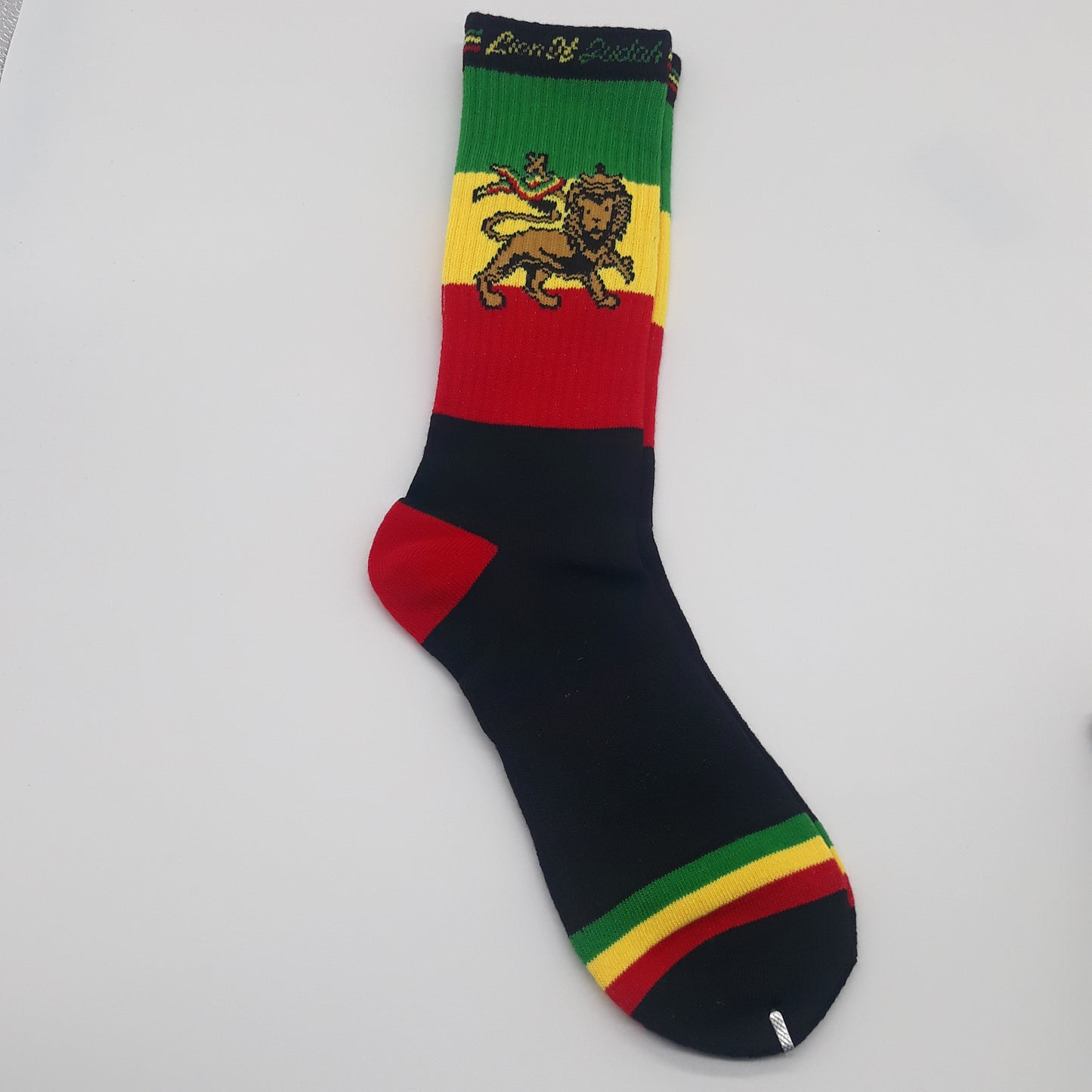 Rasta Socks - Lion of Judah - Ankh - 420 - Ganja Leaf - ETHIOPIA