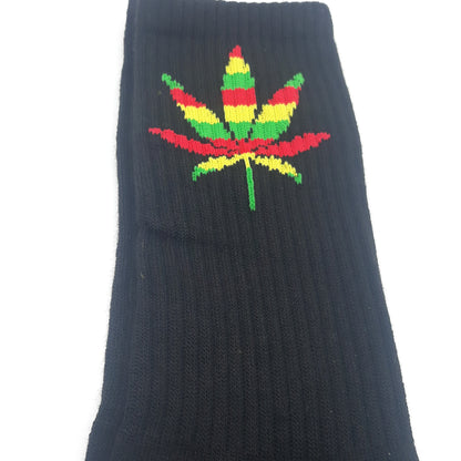 Rasta Socks - Lion of Judah - Ankh - 420 - Ganja Leaf - ETHIOPIA