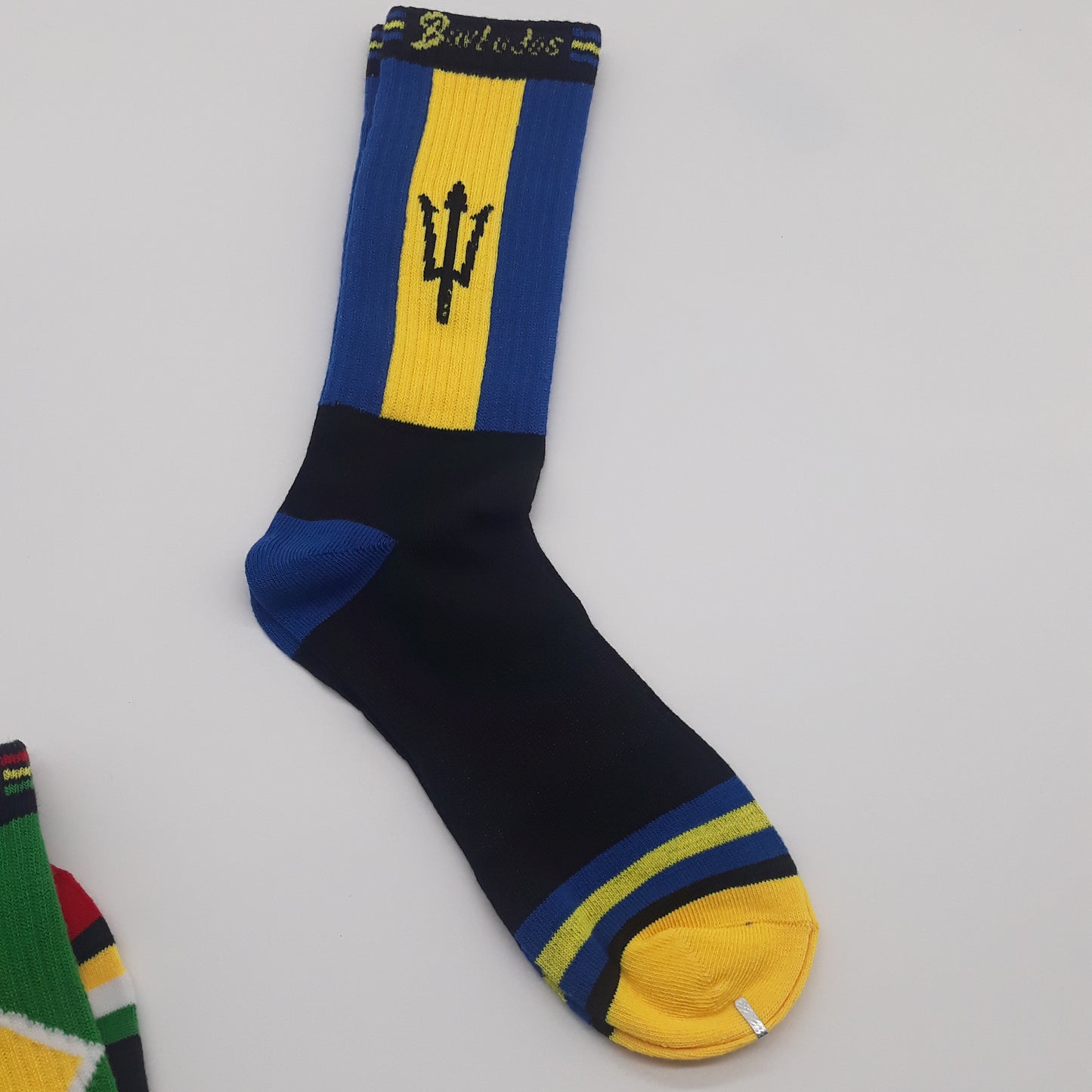 Caribbean island flag Socks - Carnival - j'ouvert - Caribbean island Socks - fete socks