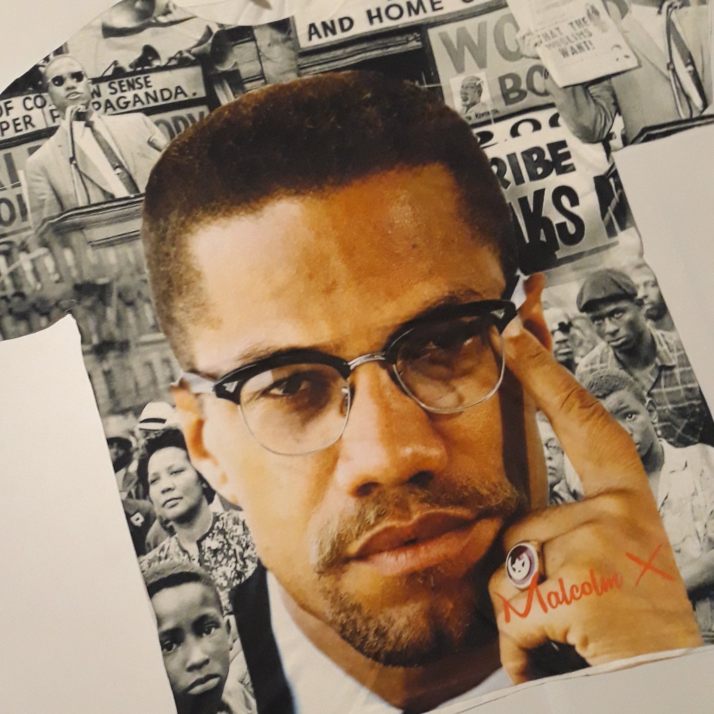 MENS Sublimation Shirt - Malcolm X - Harlem