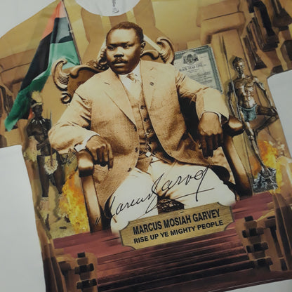 MENS Sublimation Shirt - Marcus Garvey - Throne - RBG