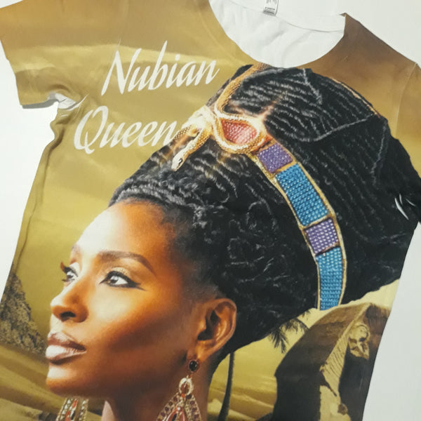 Women's Sublimation Shirt - Nubian Queen