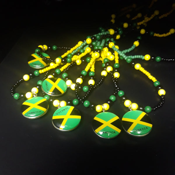 Jamaica Glass Necklaces - Beaded Chain