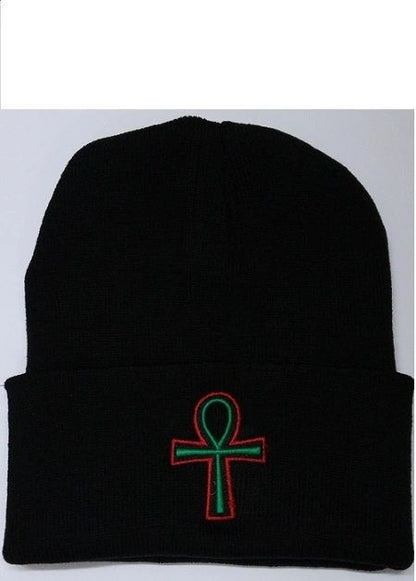 Ankh ski hats w/ RYG or RBG emroidery