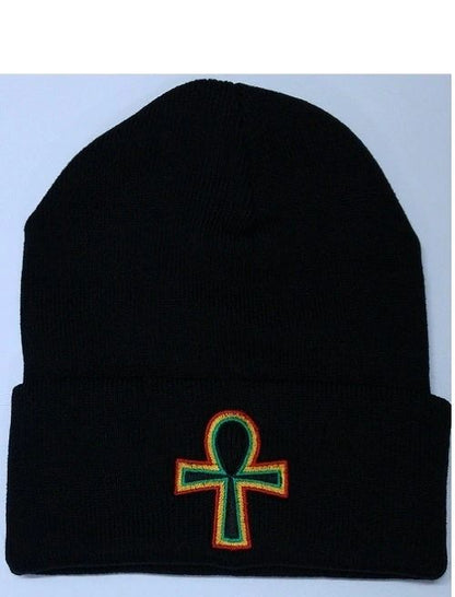 Ankh ski hats w/ RYG or RBG emroidery