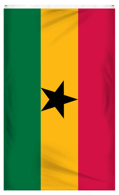 Large 3ft x 5ft African flags - Ghana - Liberia - Sierra Leonne - Nigeria - Cameroon
