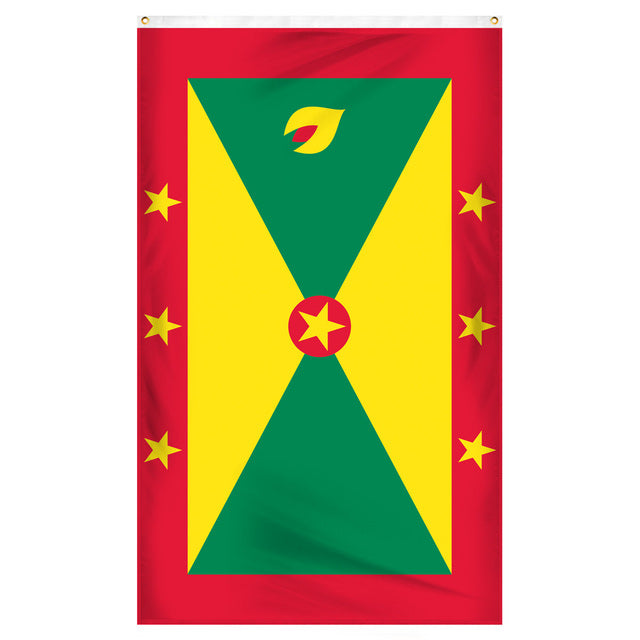 Large 3ft x 5ft caribbean flags - Haiti - Belize - Haiti - Barbados - Virgin Island - Antigua - Dominica - Dominican Republic - Grenada