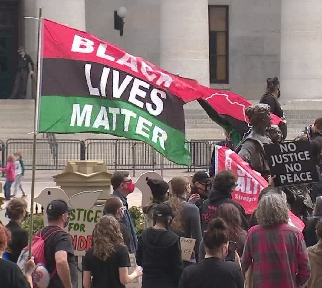 Large 3x5 Red Black and Green Black Lives Matter - Liberation Flag - Pan African Banner - RBG