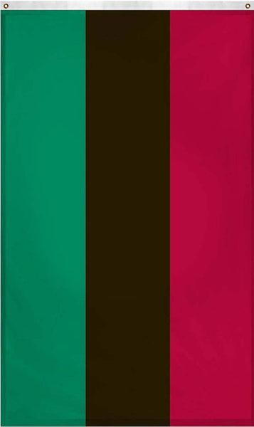 Large 3x5 Red Black and Green - RBG - Pan African - Liberation Flag  - Banner