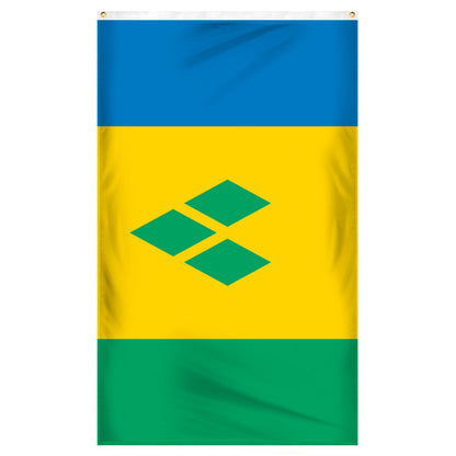 Large 3ft x 5ft caribbean flags - Haiti - Belize - Haiti - Barbados - Virgin Island - Antigua - Dominica - Dominican Republic - Grenada