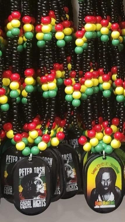 Reggae Entertainer Necklaces Buju Banton Peter Tosh