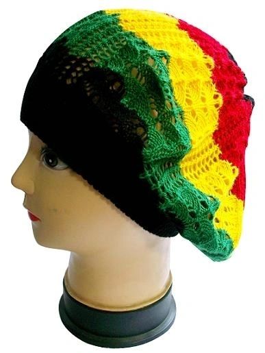 RH049-2 Rastafarian Crown AKA rasta hats tams dread locks cap