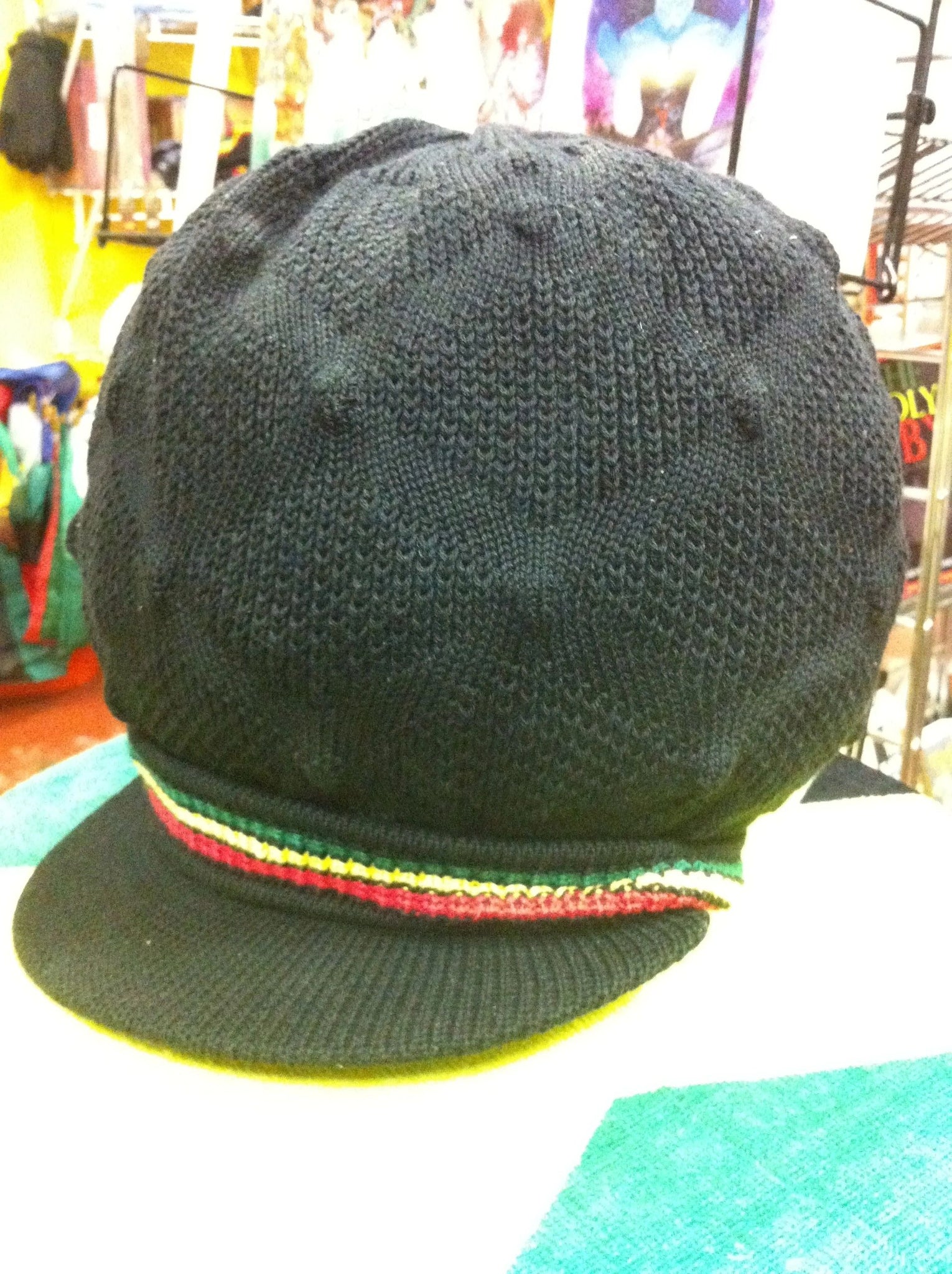 RH026-1 Medium Rastafarian Crown AKA rasta hats tams dread locks cap