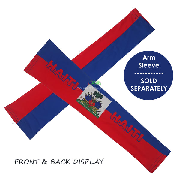 Spandex Flag Arm sleeves - Carnival -  j'ouvert - Caribbean island Sleeves - Fete Arm Sleeve - HAITI