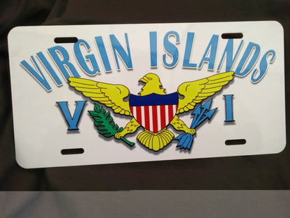 Caribbean islands - License Plates - VIRGIN ISLANDS