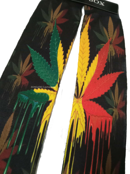 Rasta Socks - 420 - Ganja Leaf