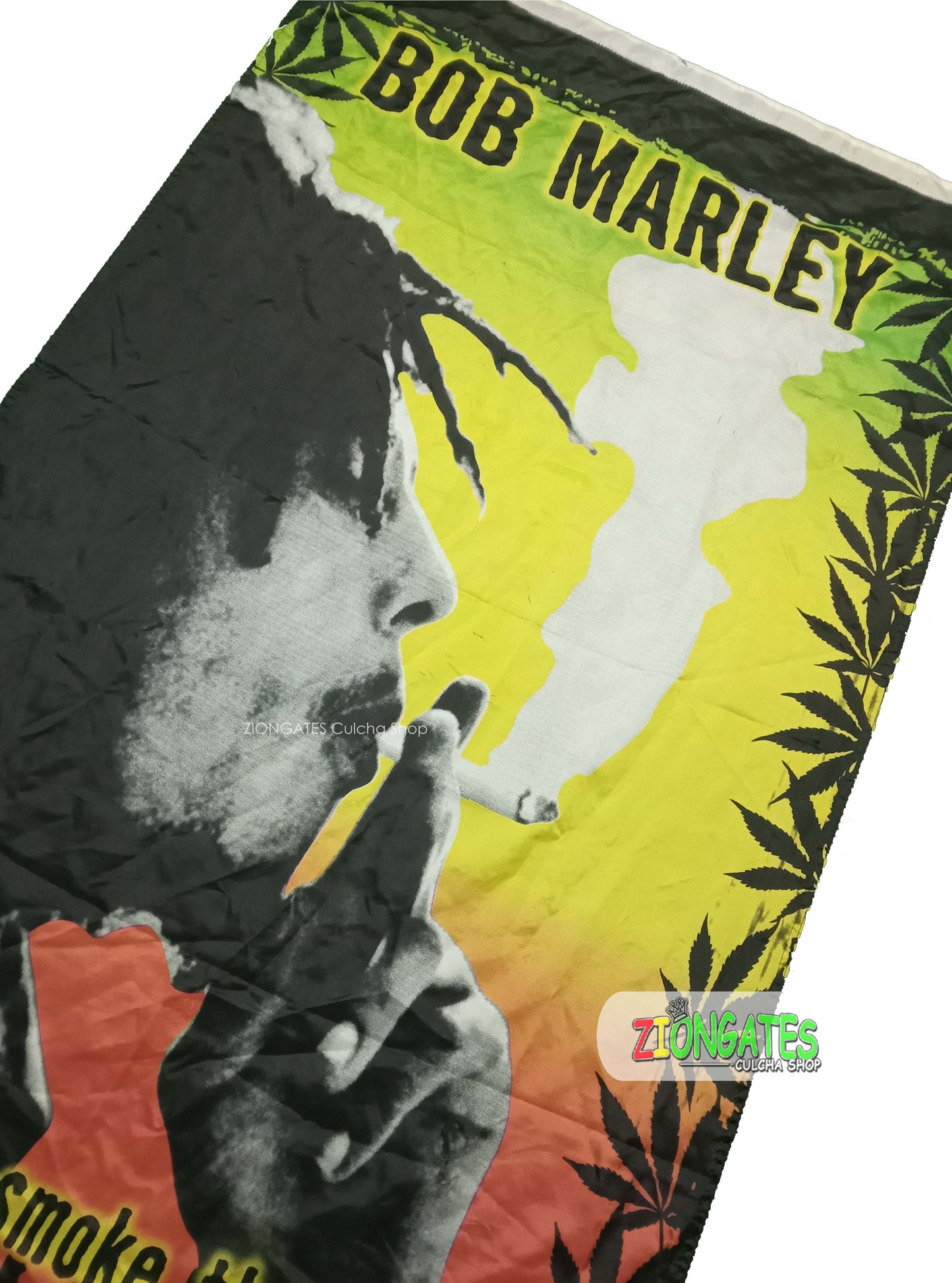 Large 3x5 Bob Marley Smoke the Herb Flag - Tapestry - 420