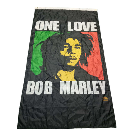 Large 3x5 Bob Marley One Love Flag - Tapestry