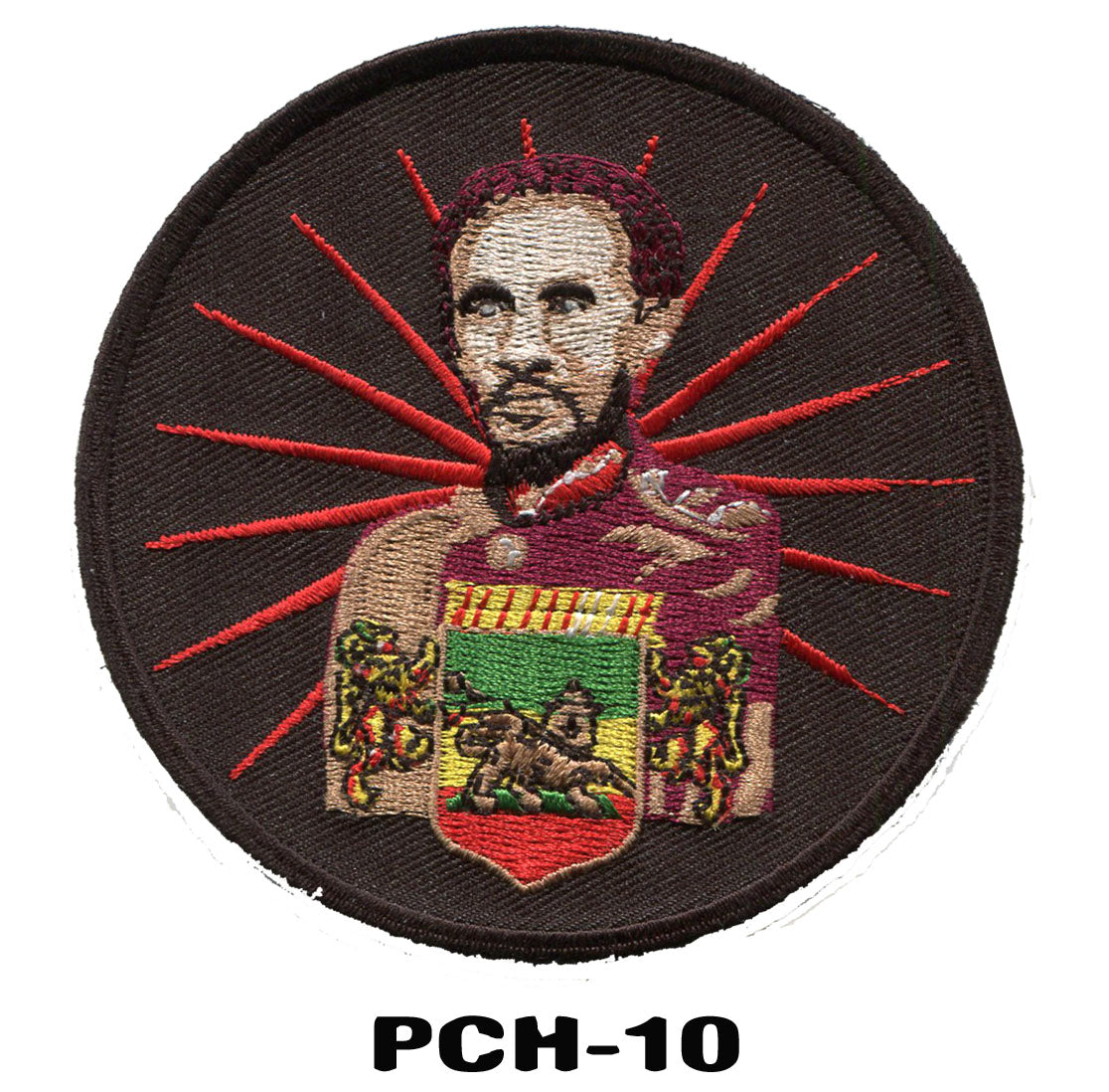 Selassie patches - Rasta iron on Patches