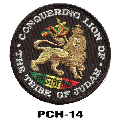 Lion of Judah Patches - Rasta iron on Patches