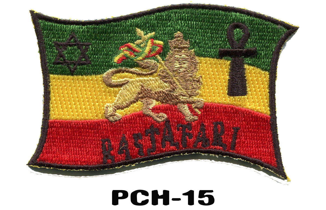 Lion of Judah Patches - Rasta iron on Patches