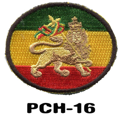 Lion of Judah Patches - Rasta iron on Patches