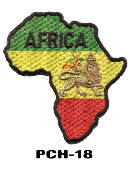 Lion of Judah Patches - Rasta iron on Patches