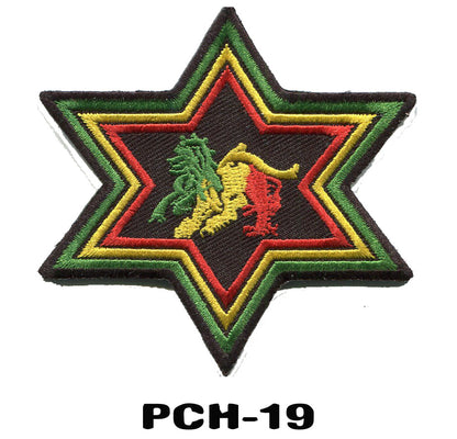 Lion of Judah Patches - Rasta iron on Patches