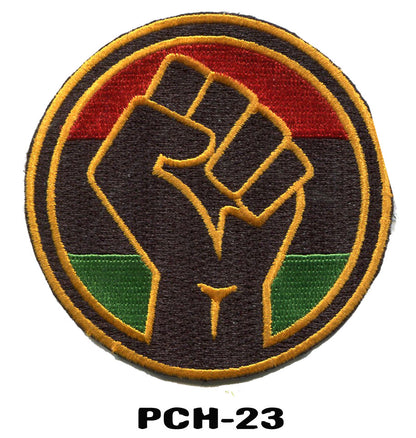 RBG Patches - Red Black and Green iron on Patches -  Pan African - Garvey - GYE Nyame