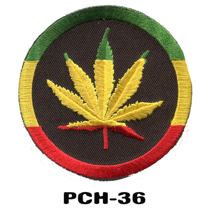 Ankh Patches - Ganja iron on Patches - 420