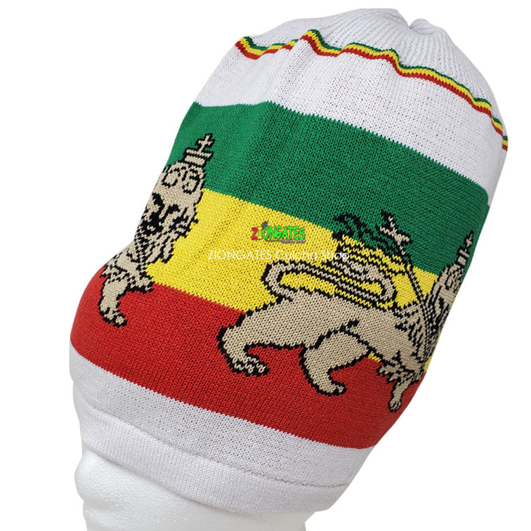 RH019 Medium Lion of Judah Rastafarian Crowns - Rasta tams no visor