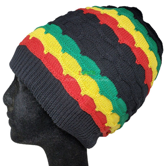 RH064 Medium Rastafarian Crown - Rasta hats tams dread locks cap