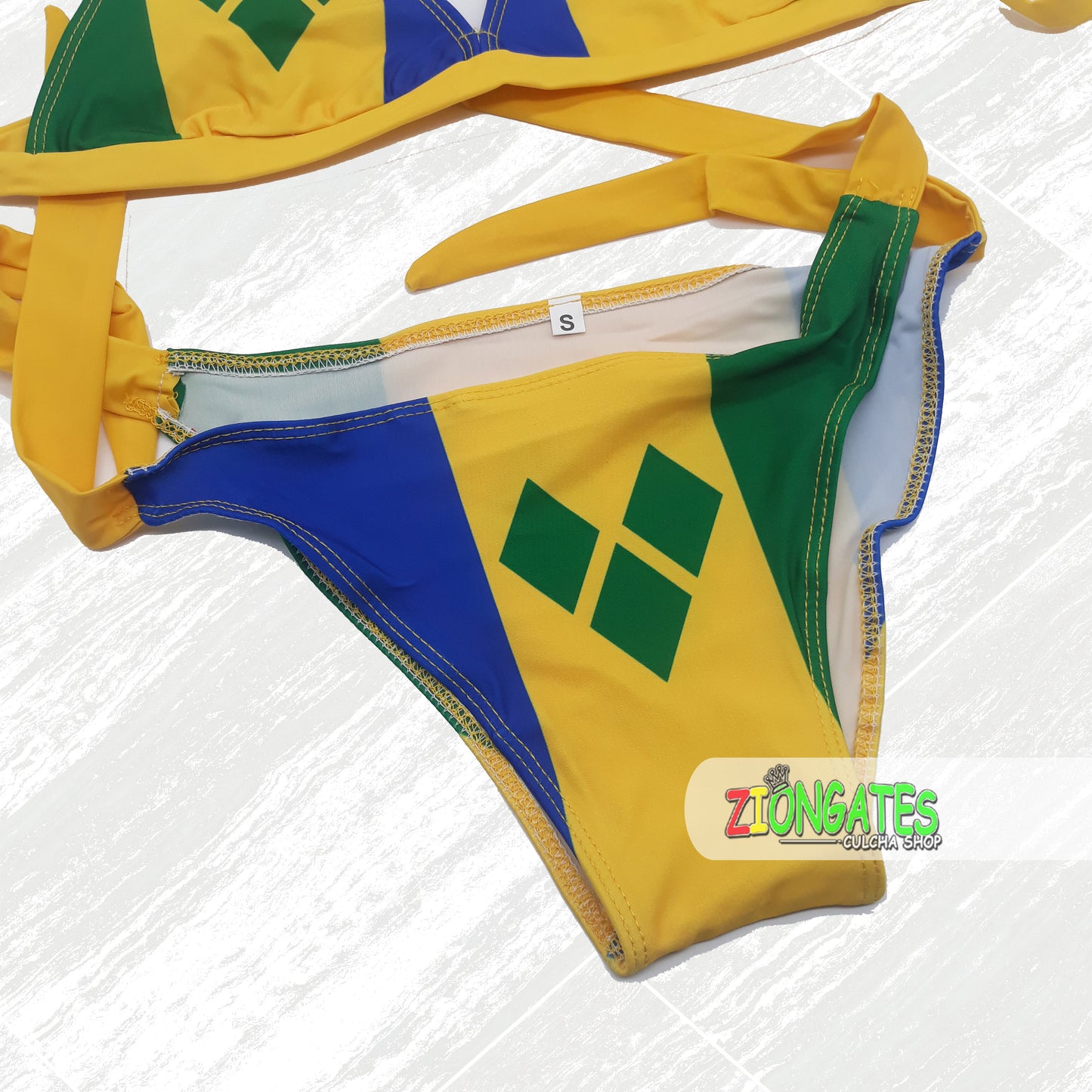 Caribbean Flag Bathing Suits - St Kitts - St vincent swimsuits