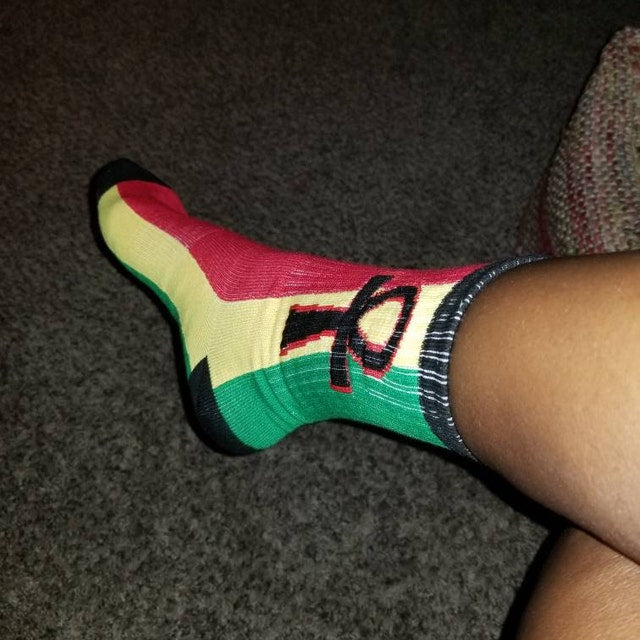 Rasta Socks - Lion of Judah - Ankh - 420 - Ganja Leaf - ETHIOPIA