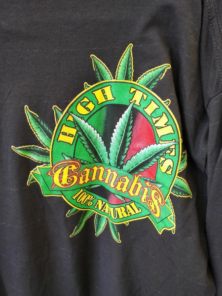 MENS Rasta Long Sleeve T Shirt - Cannabis