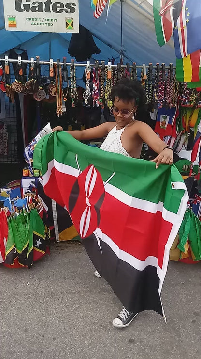 Large 3ft x 5ft African flags - Ghana - Liberia - Sierra Leonne - Nigeria - Cameroon