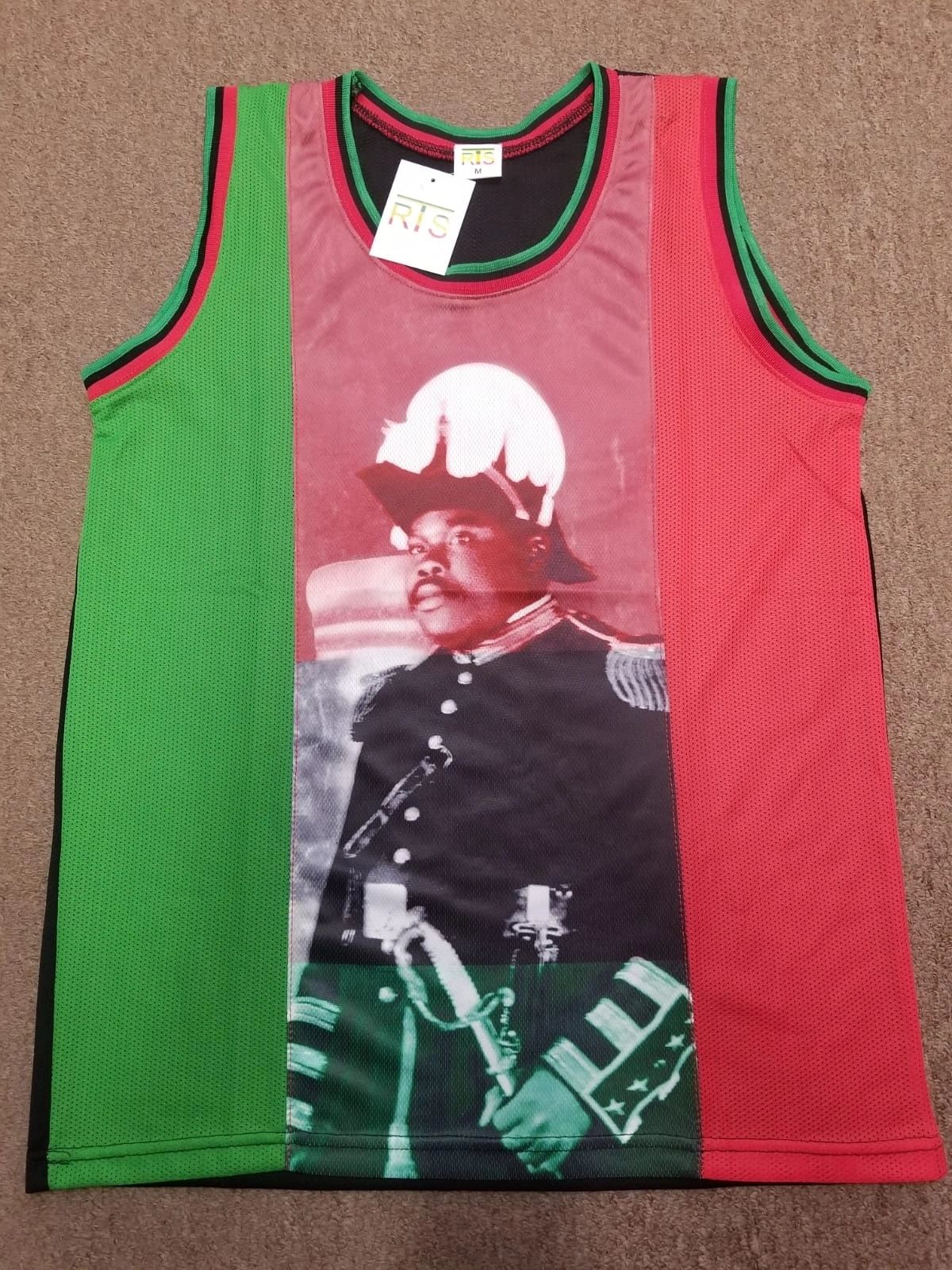 marcus garvey RBG jersey -  Pan African