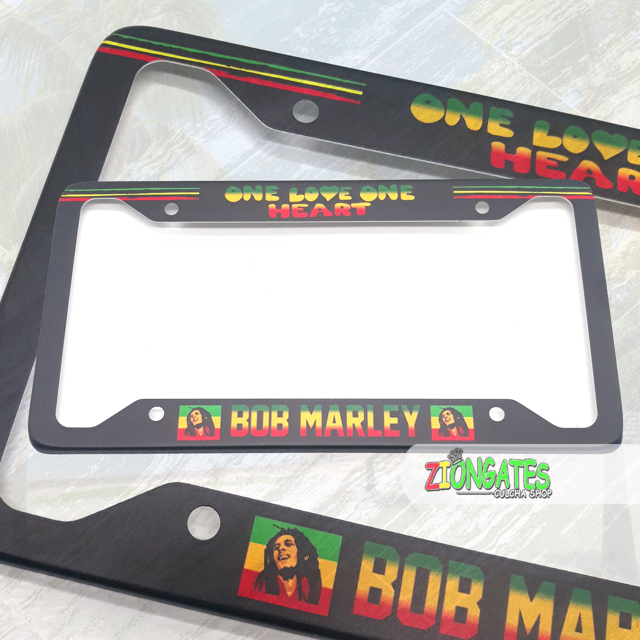 Cultural License Plate Frames - Bob Marley