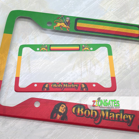 Cultural License Plate Frames - Bob Marley