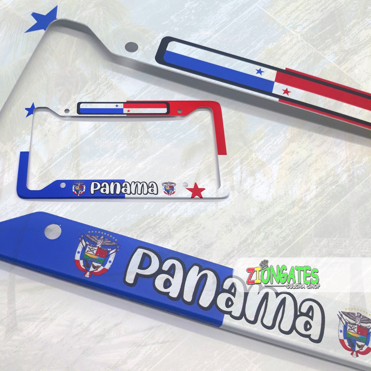 Caribbean Islands License Plate Frames - Panama