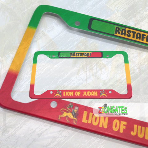 Cultural License Plate Frames - Lion Of Judah