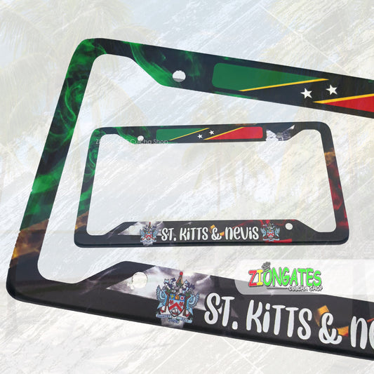 Caribbean Islands License Plate Frames St Kitts