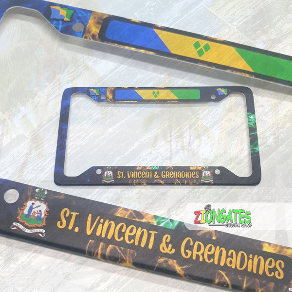 Caribbean Islands License Plate Frames - St Vincent