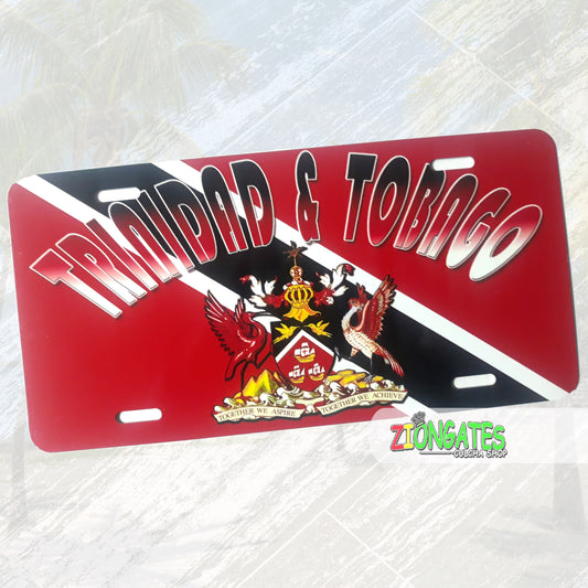 Caribbean islands - License Plates - TRINIDAD